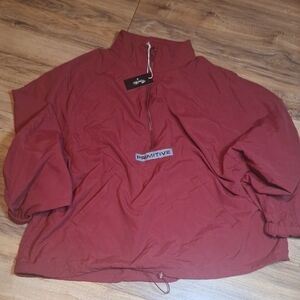 Primitive Burgundy Half-Zip Jacket